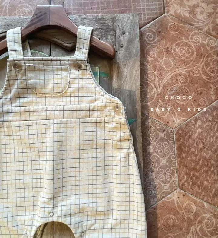 Choco bebe - Korean Baby Fashion - #onlinebabyboutique - Bebe Roy Dungarees - 5