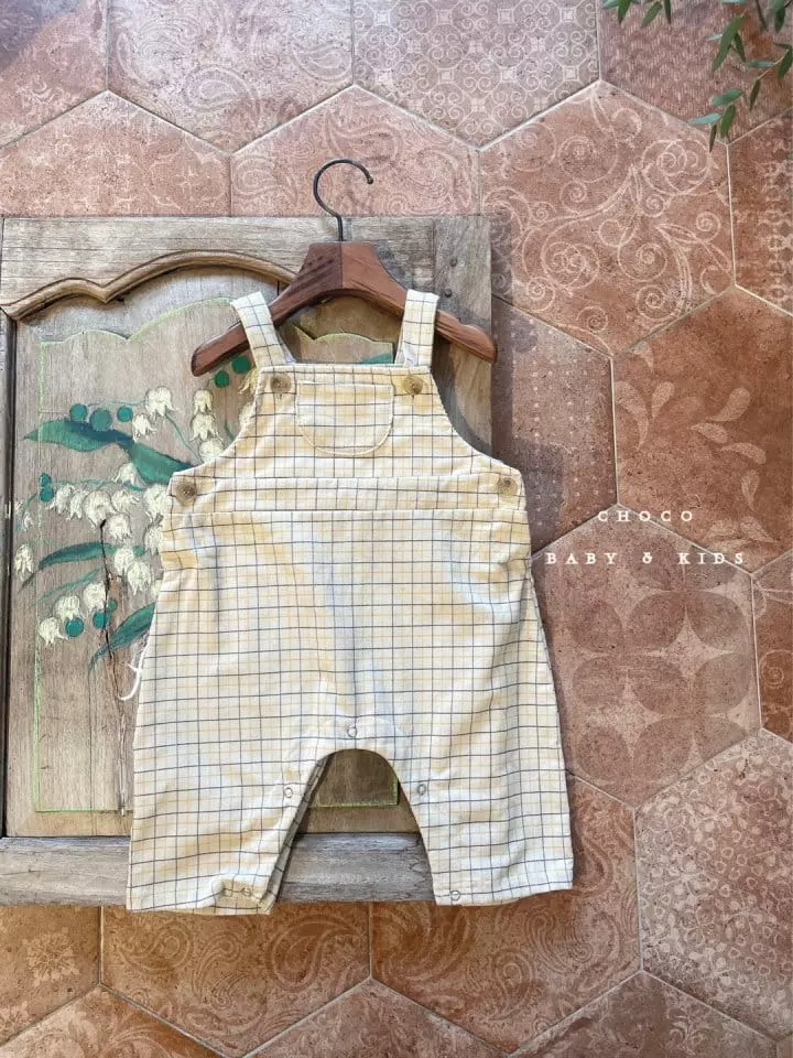 Choco bebe - Korean Baby Fashion - #onlinebabyshop - Bebe Roy Dungarees - 6