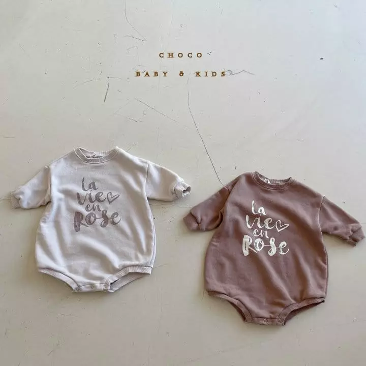 Choco bebe - Korean Baby Fashion - #onlinebabyshop - Rose Bodysuit - 4