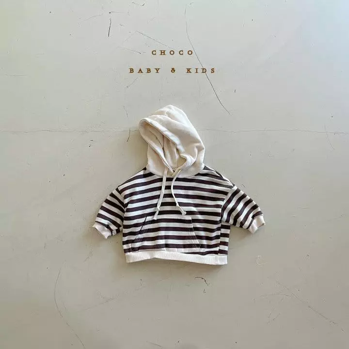 Choco bebe - Korean Children Fashion - #Kfashion4kids - Hoody Stripes Tee - 3