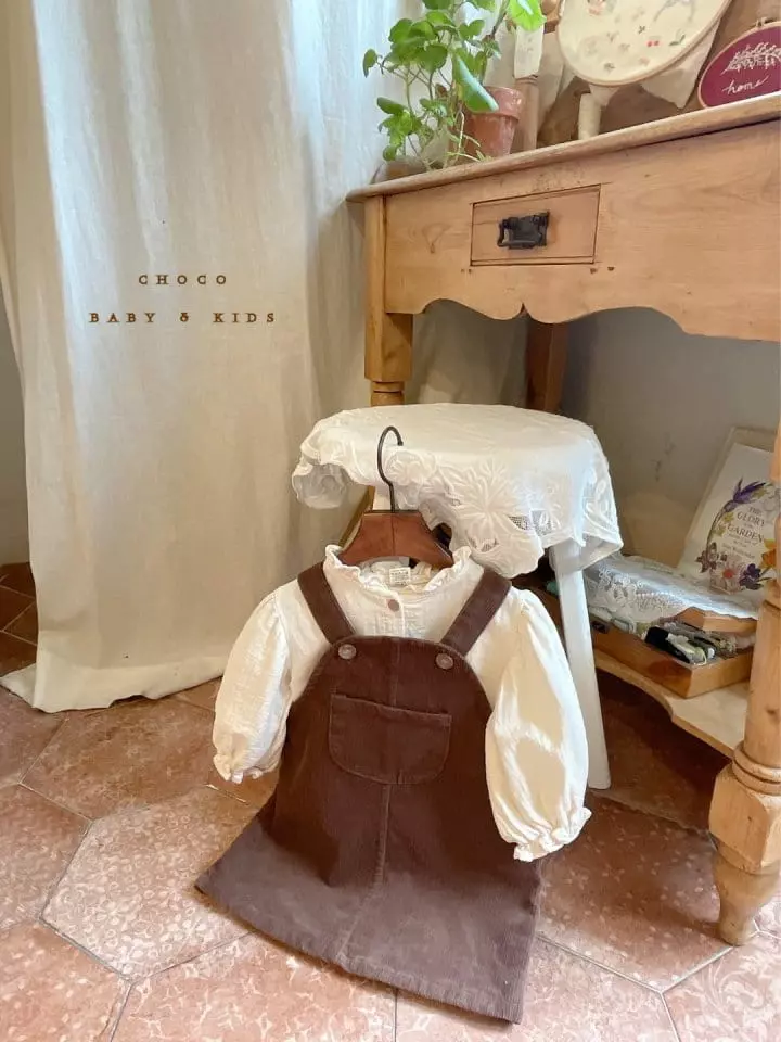 Choco bebe - Korean Children Fashion - #Kfashion4kids - Ello Dungarees Skirt - 8