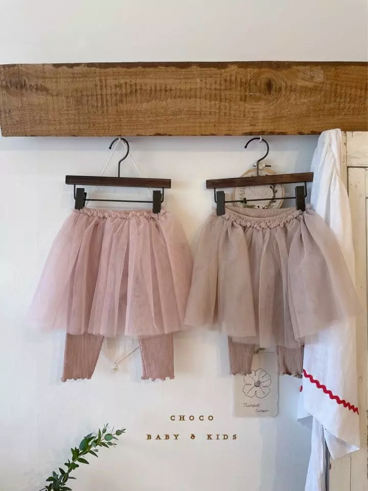Choco bebe - Korean Children Fashion - #childofig - Tutu Leggings Skirt - 6