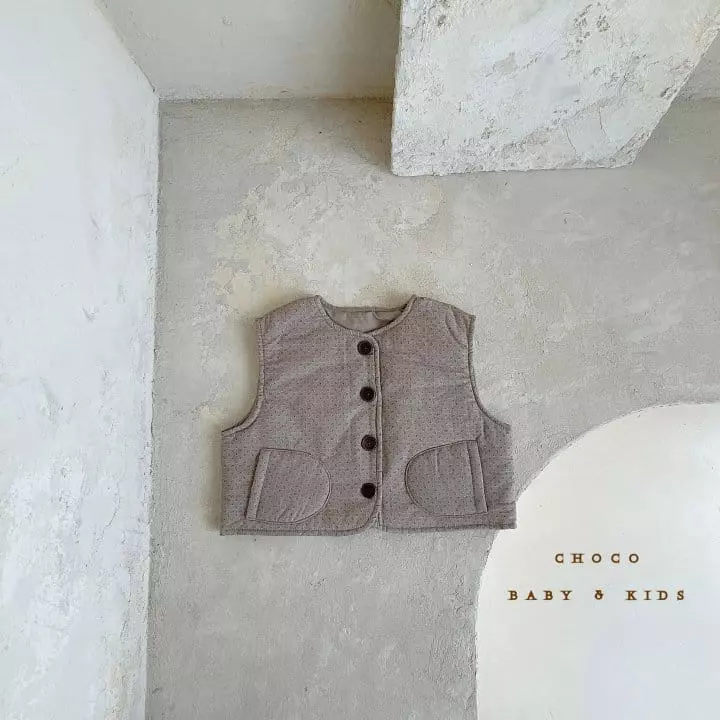 Choco bebe - Korean Children Fashion - #childofig - Concon Padding Vest - 5