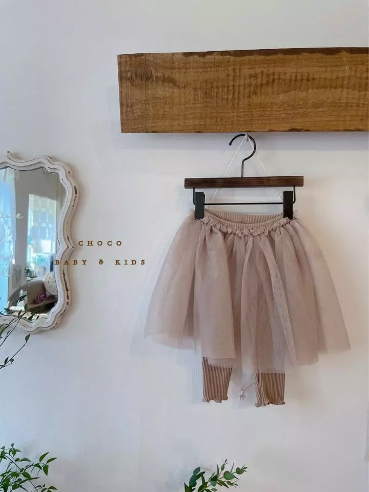 Choco bebe - Korean Children Fashion - #designkidswear - Tutu Leggings Skirt - 8