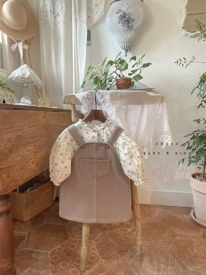 Choco bebe - Korean Children Fashion - #designkidswear - Ello Dungarees Skirt - 2