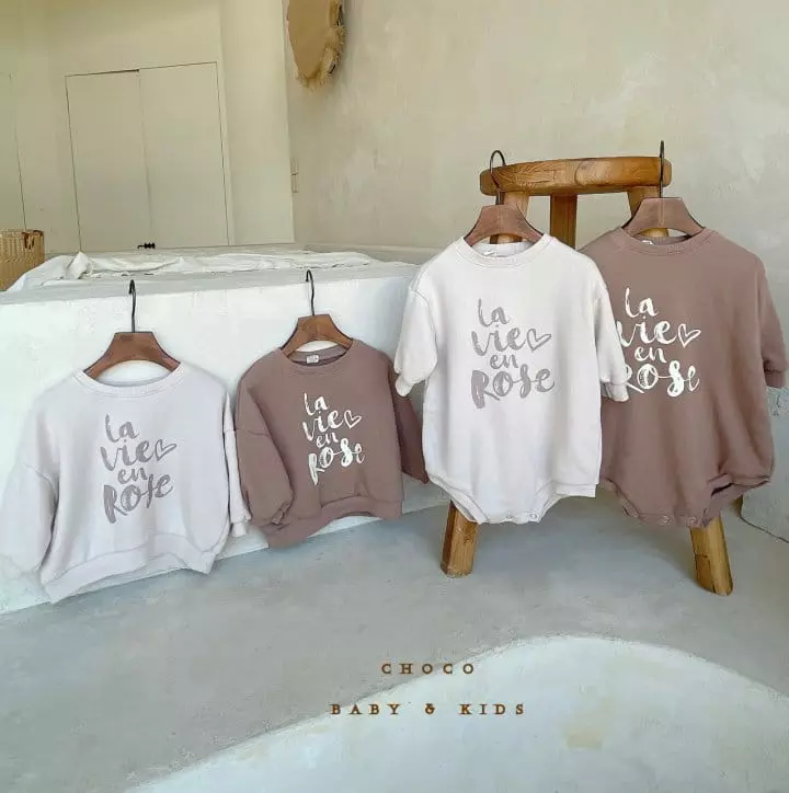 Choco bebe - Korean Children Fashion - #designkidswear - Rose Sweatshirt - 7