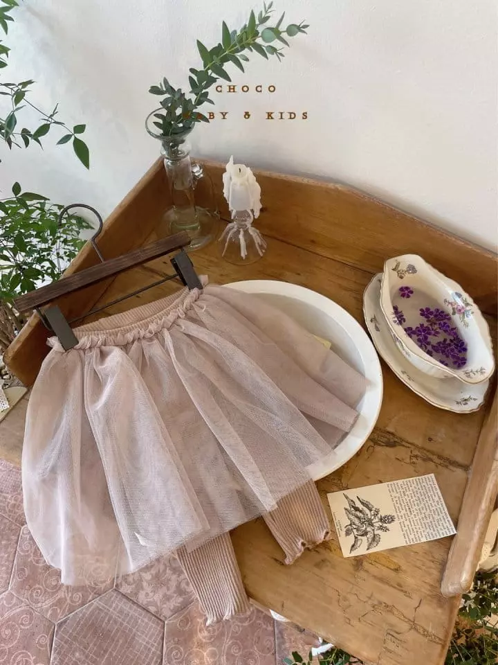 Choco bebe - Korean Children Fashion - #discoveringself - Tutu Leggings Skirt - 9
