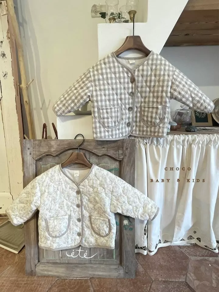 Choco bebe - Korean Children Fashion - #discoveringself - Entic Check Jacket - 2