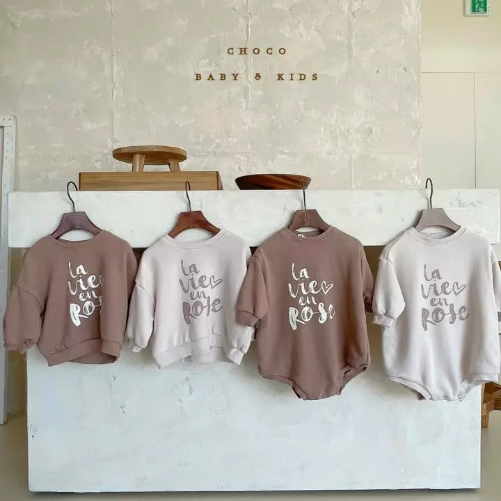 Choco bebe - Korean Children Fashion - #discoveringself - Rose Sweatshirt - 8