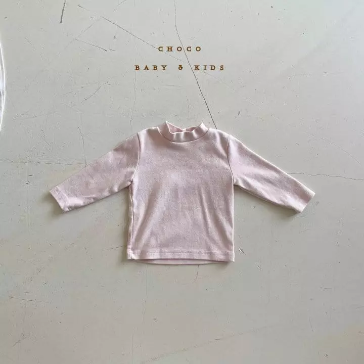 Choco bebe - Korean Children Fashion - #kidsstore - Basic Turtleneck Tee - 3