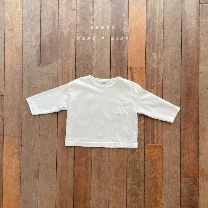 Choco bebe - Korean Children Fashion - #kidzfashiontrend - Square Pocket Tee - 5