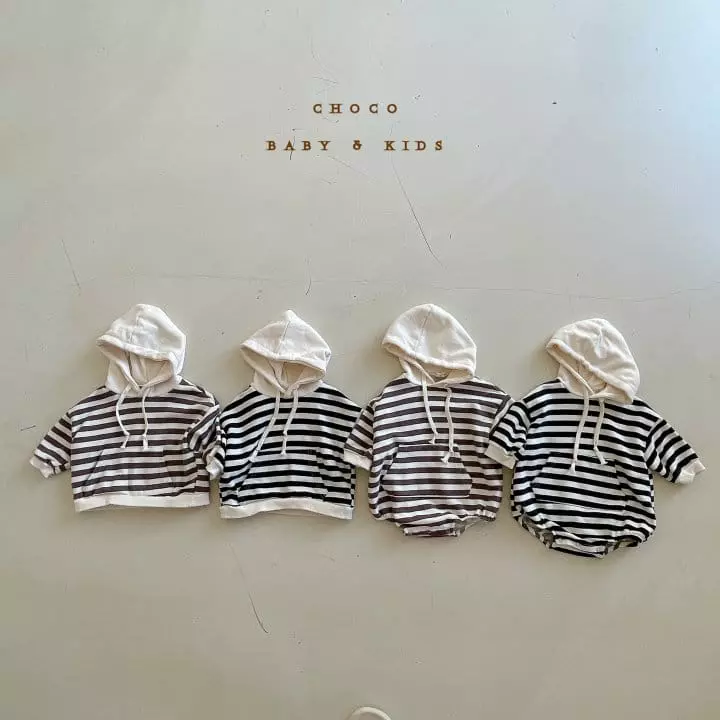 Choco bebe - Korean Children Fashion - #Kfashion4kids - Hoody Stripes Tee - 4
