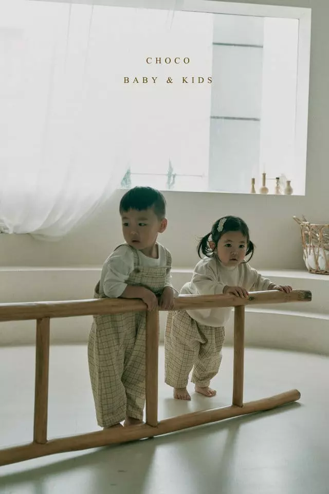 Choco bebe - Korean Children Fashion - #minifashionista - Roy Dungarees Pants - 8