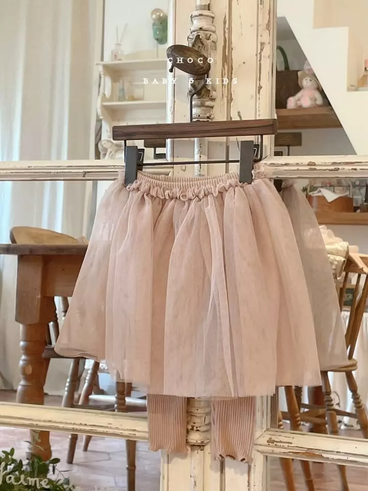 Choco bebe - Korean Children Fashion - #minifashionista - Tutu Leggings Skirt - 3
