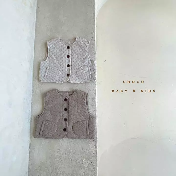Choco bebe - Korean Children Fashion - #minifashionista - Concon Padding Vest - 2