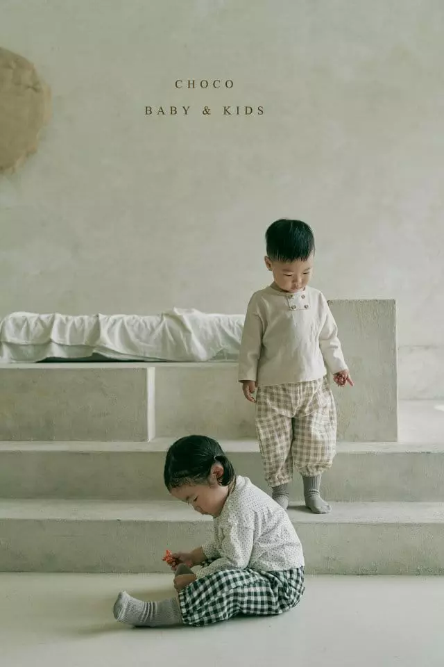 Choco bebe - Korean Children Fashion - #minifashionista - Square Pocket Tee - 9