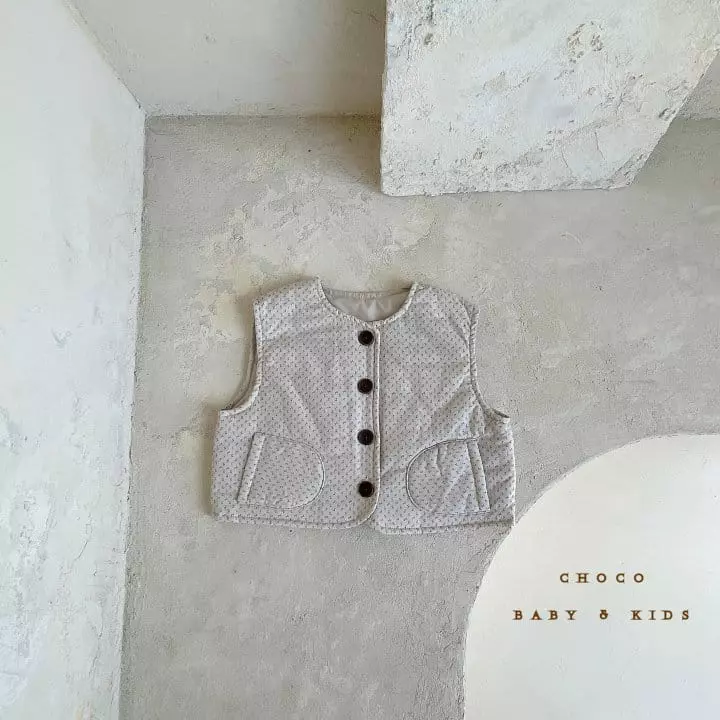 Choco bebe - Korean Children Fashion - #prettylittlegirls - Concon Padding Vest - 3