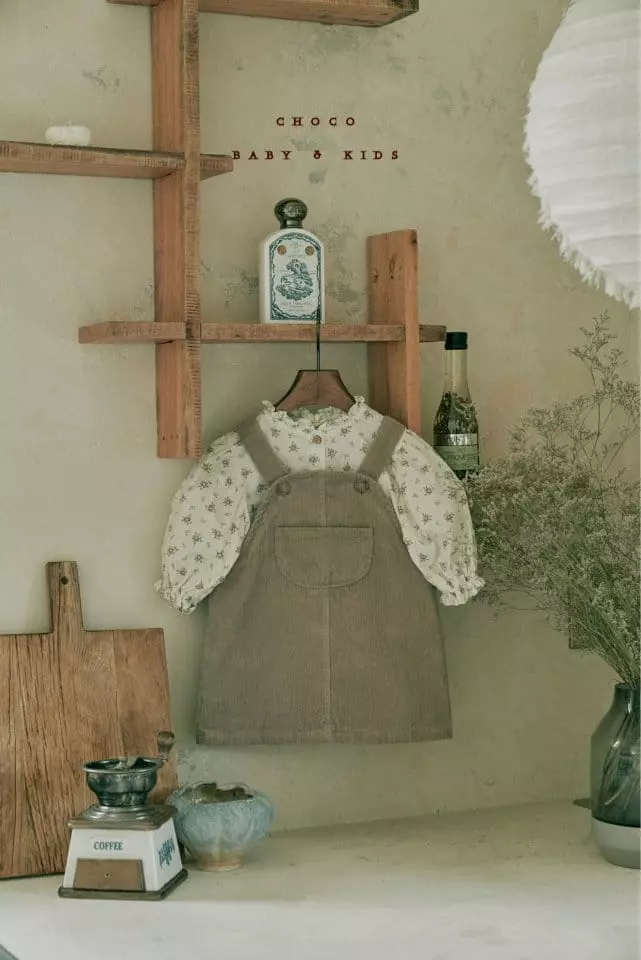 Choco bebe - Korean Children Fashion - #prettylittlegirls - Ello Dungarees Skirt - 12