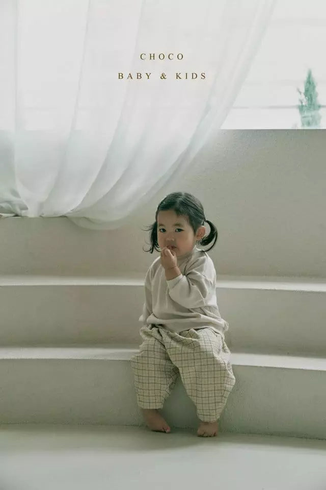 Choco bebe - Korean Children Fashion - #stylishchildhood - Loose Fit Turtleneck Tee - 6