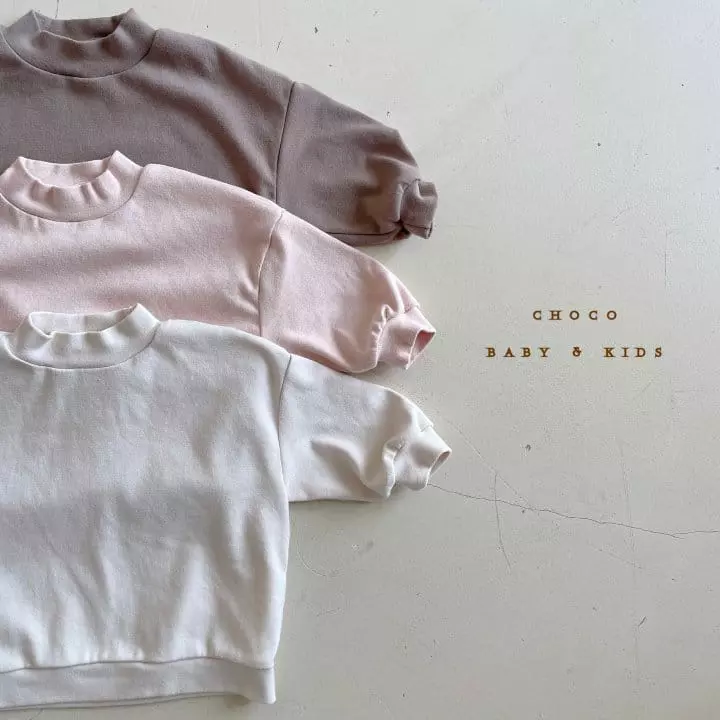 Choco bebe - Korean Children Fashion - #prettylittlegirls - Loose Fit Turtleneck Tee - 4