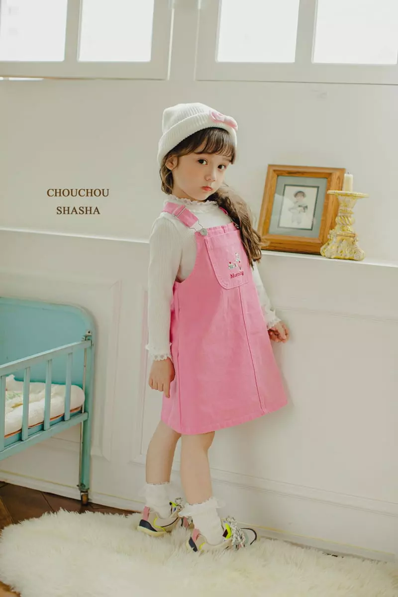 Chouchou Shasha - Korean Children Fashion - #childrensboutique - Morning Overalls One-piece - 12