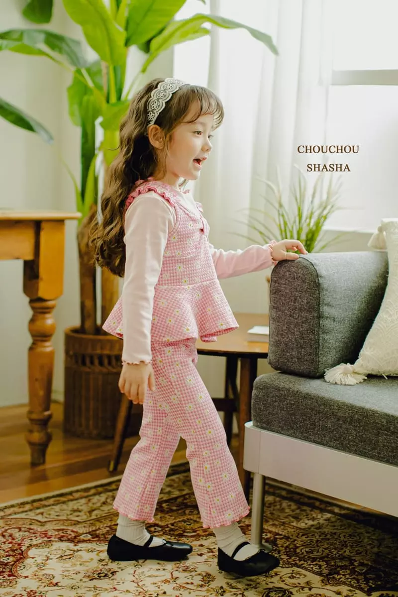 Chouchou Shasha - Korean Children Fashion - #childrensboutique - Little Girl Top Bottom Set - 7