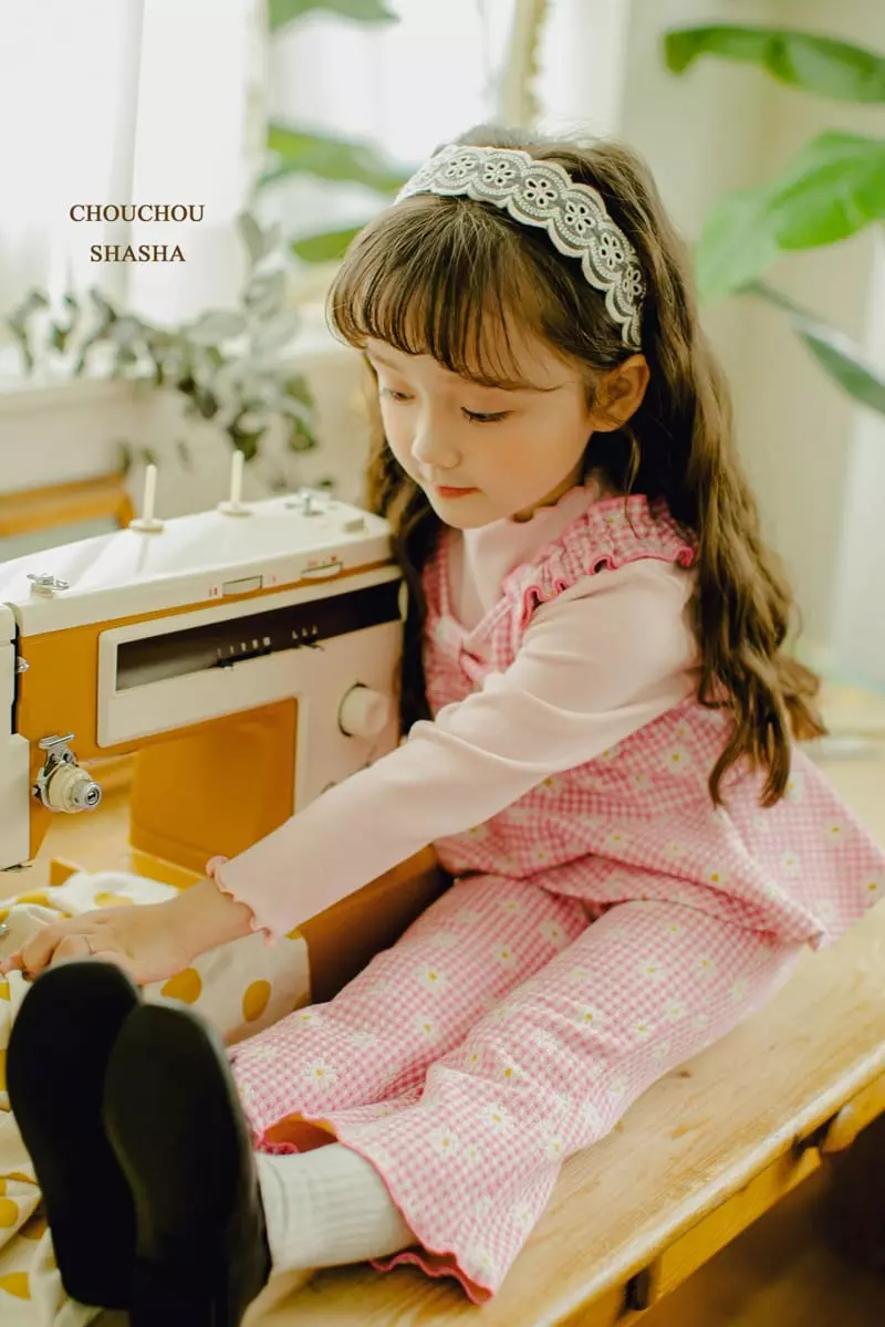 Chouchou Shasha - Korean Children Fashion - #fashionkids - Little Girl Top Bottom Set - 10