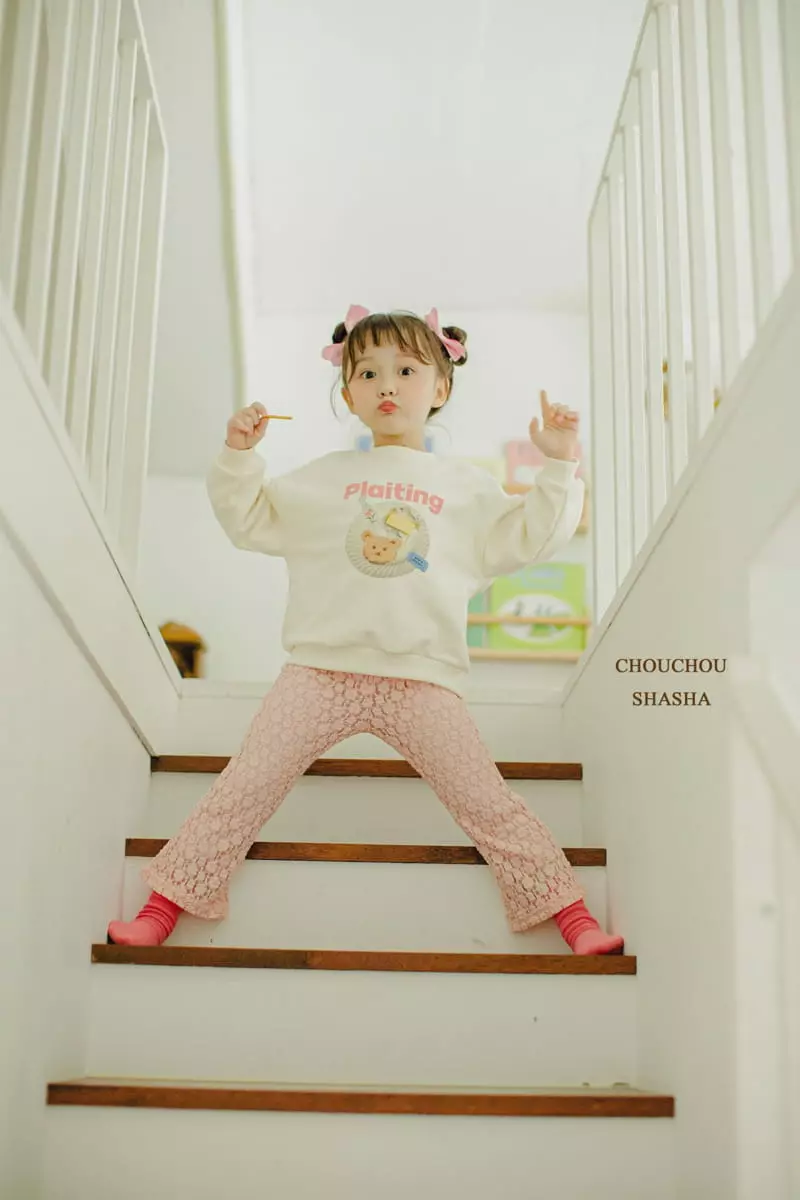 Chouchou Shasha - Korean Children Fashion - #fashionkids - Lace Pants with Mom - 3