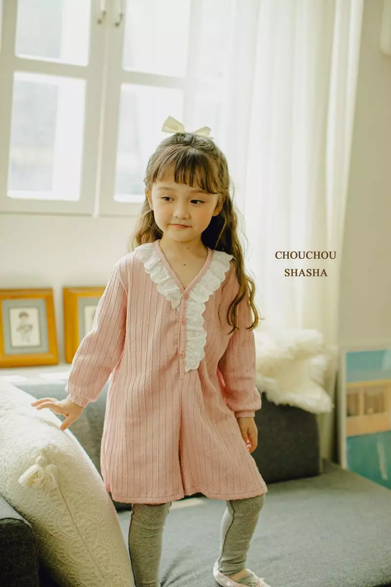 Chouchou Shasha - Korean Children Fashion - #kidsshorts - Milk Jumpsuit - 5