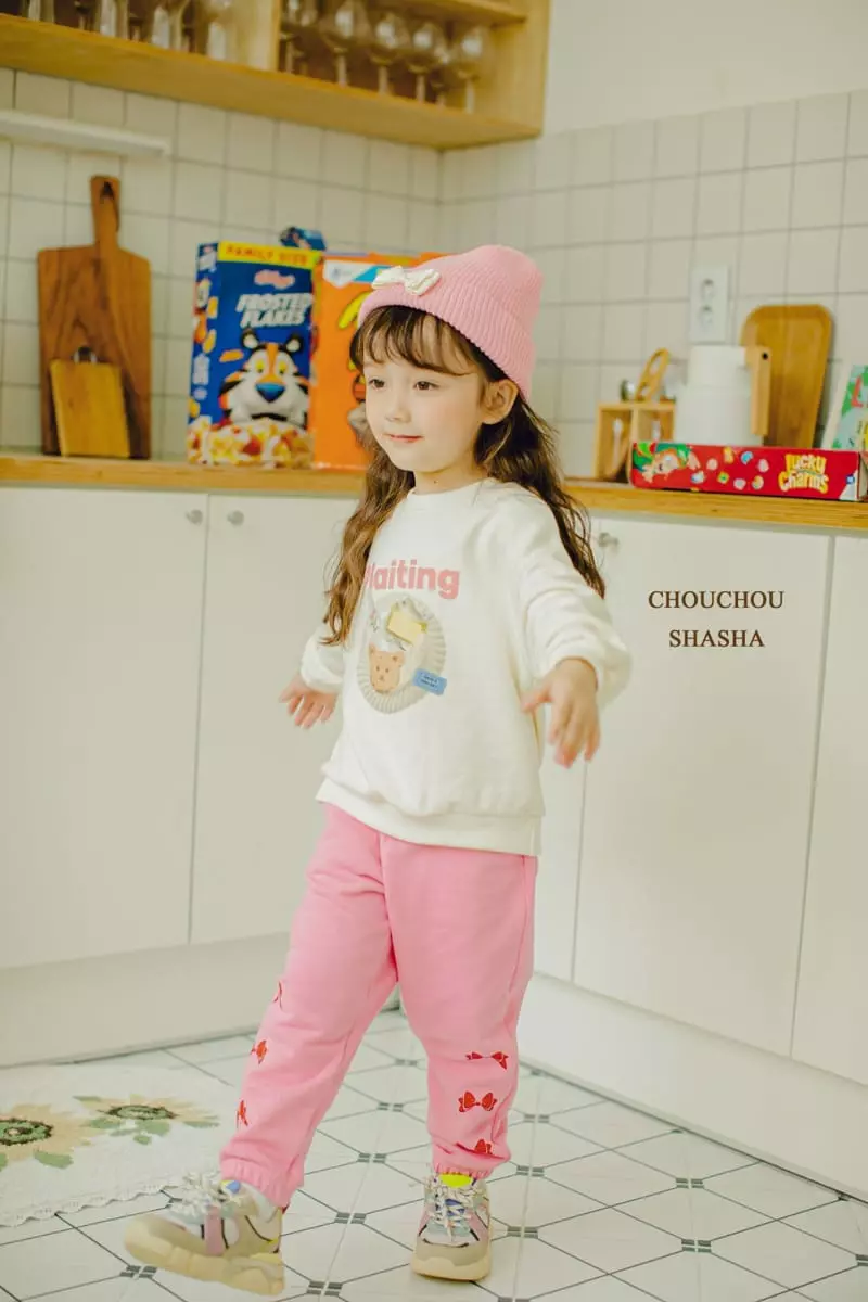 Chouchou Shasha - Korean Children Fashion - #kidsshorts - Cookie Sweatshirt - 3