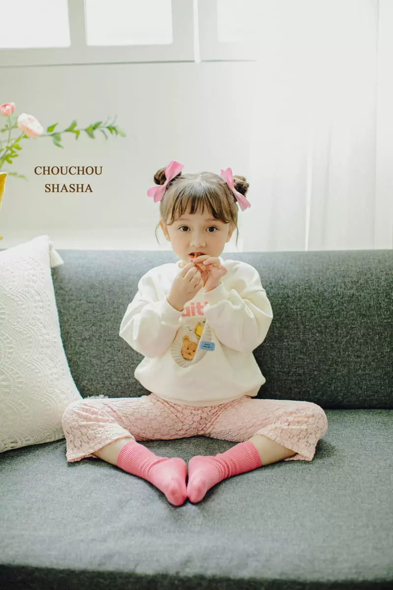 Chouchou Shasha - Korean Children Fashion - #kidsstore - Lace Pants with Mom - 5