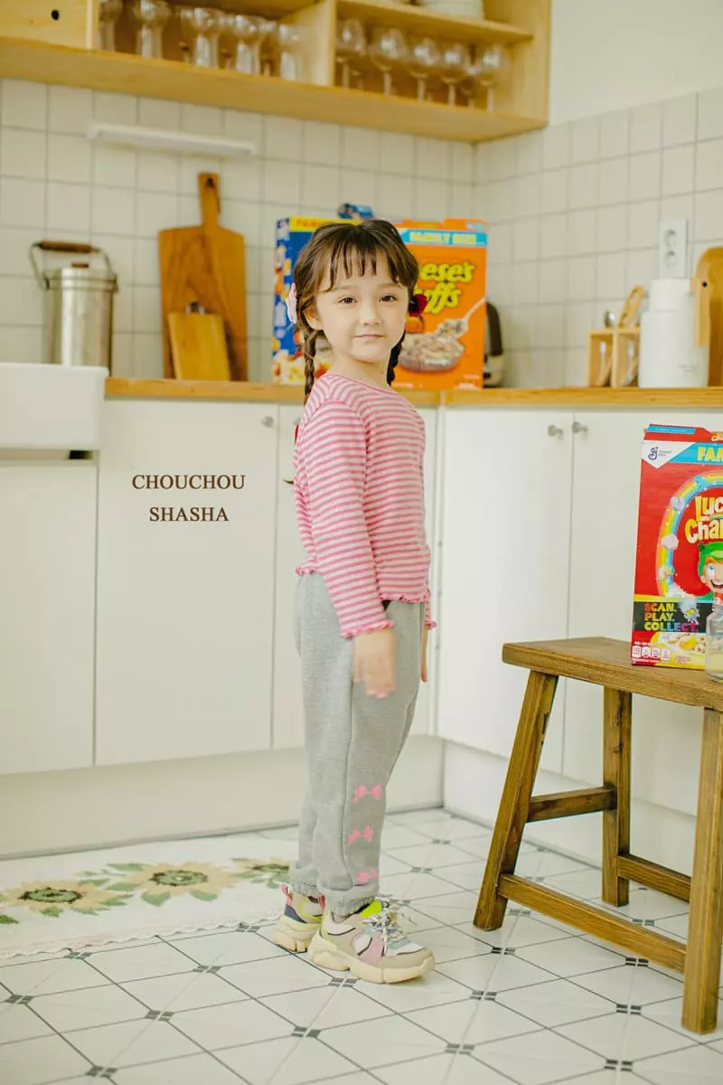 Chouchou Shasha - Korean Children Fashion - #kidzfashiontrend - Ribbon Pants - 11