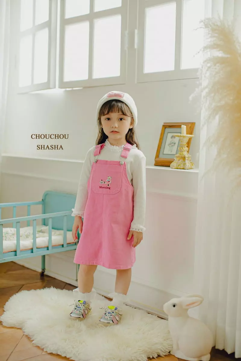 Chouchou Shasha - Korean Children Fashion - #Kfashion4kids - Morning Overalls One-piece - 4