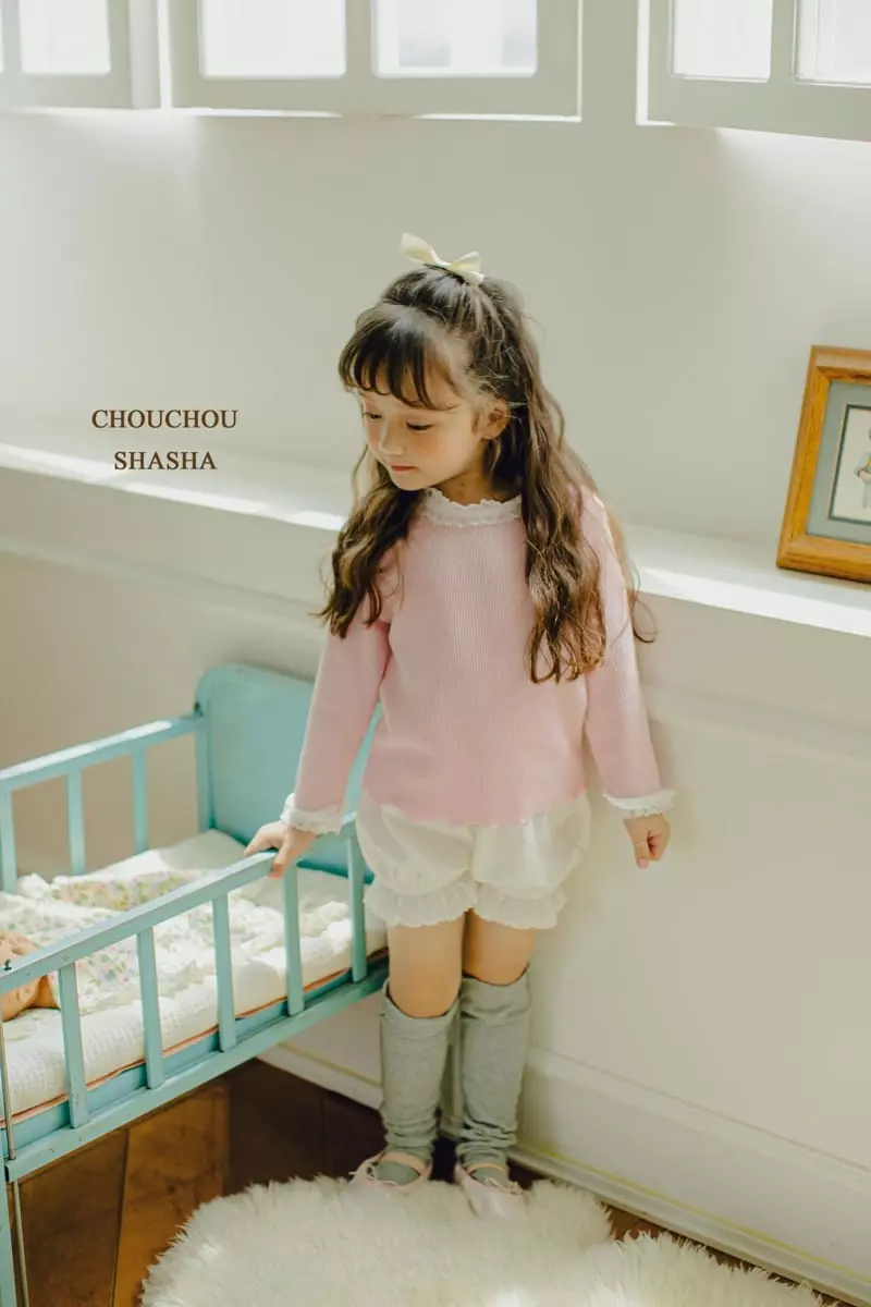 Chouchou Shasha - Korean Children Fashion - #littlefashionista - Pure Rib Tee - 3