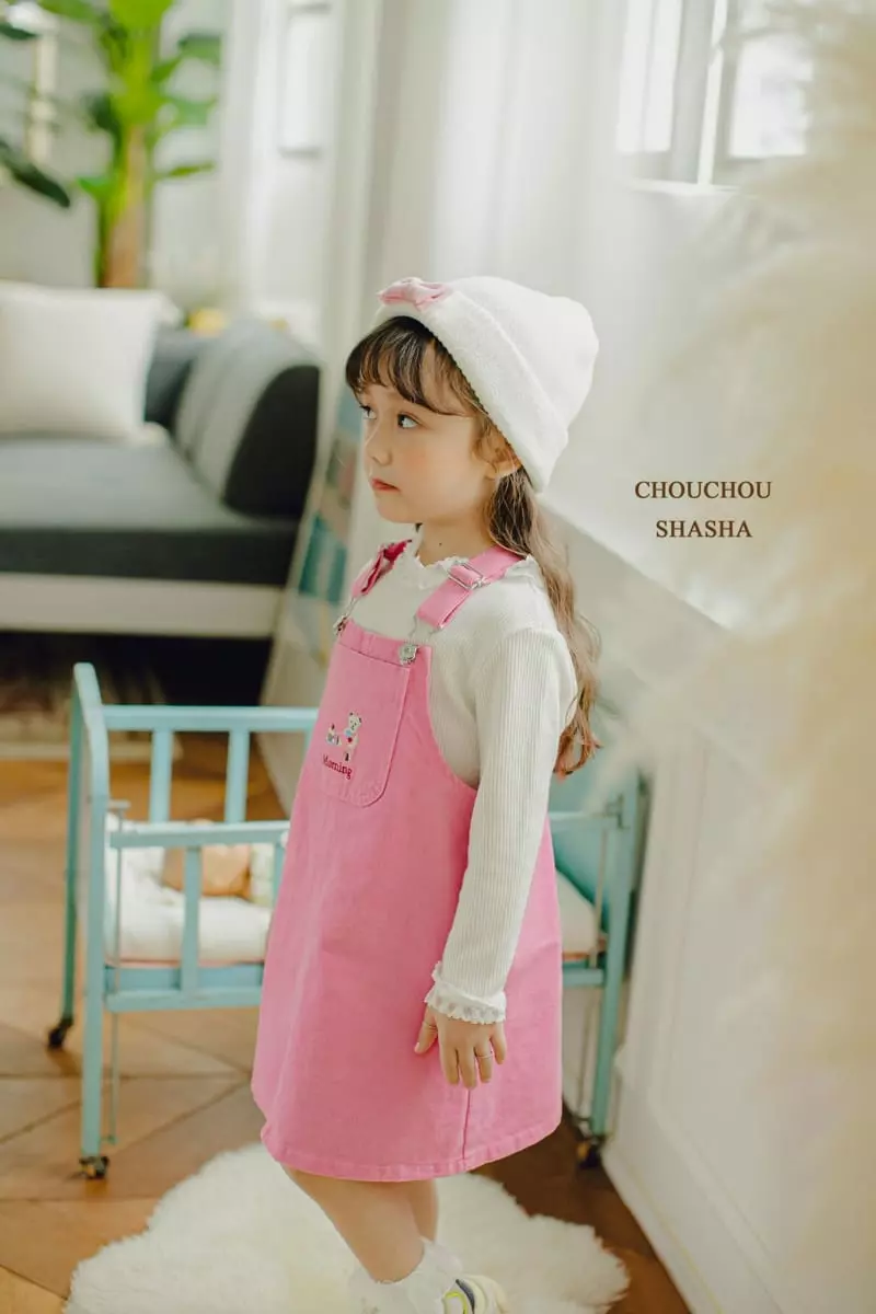 Chouchou Shasha - Korean Children Fashion - #magicofchildhood - Morning Overalls One-piece - 5