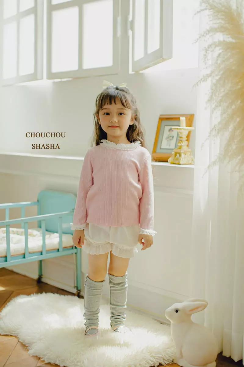 Chouchou Shasha - Korean Children Fashion - #littlefashionista - Pure Rib Tee - 4