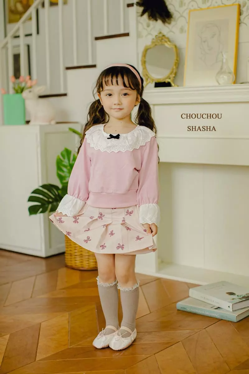 Chouchou Shasha - Korean Children Fashion - #minifashionista - Eve Lace Tee - 10
