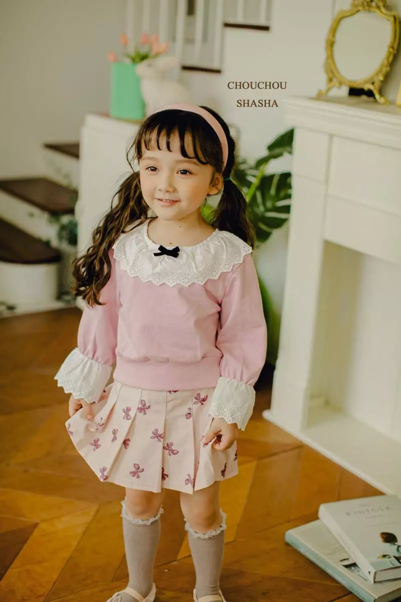 Chouchou Shasha - Korean Children Fashion - #prettylittlegirls - Eve Lace Tee - 11