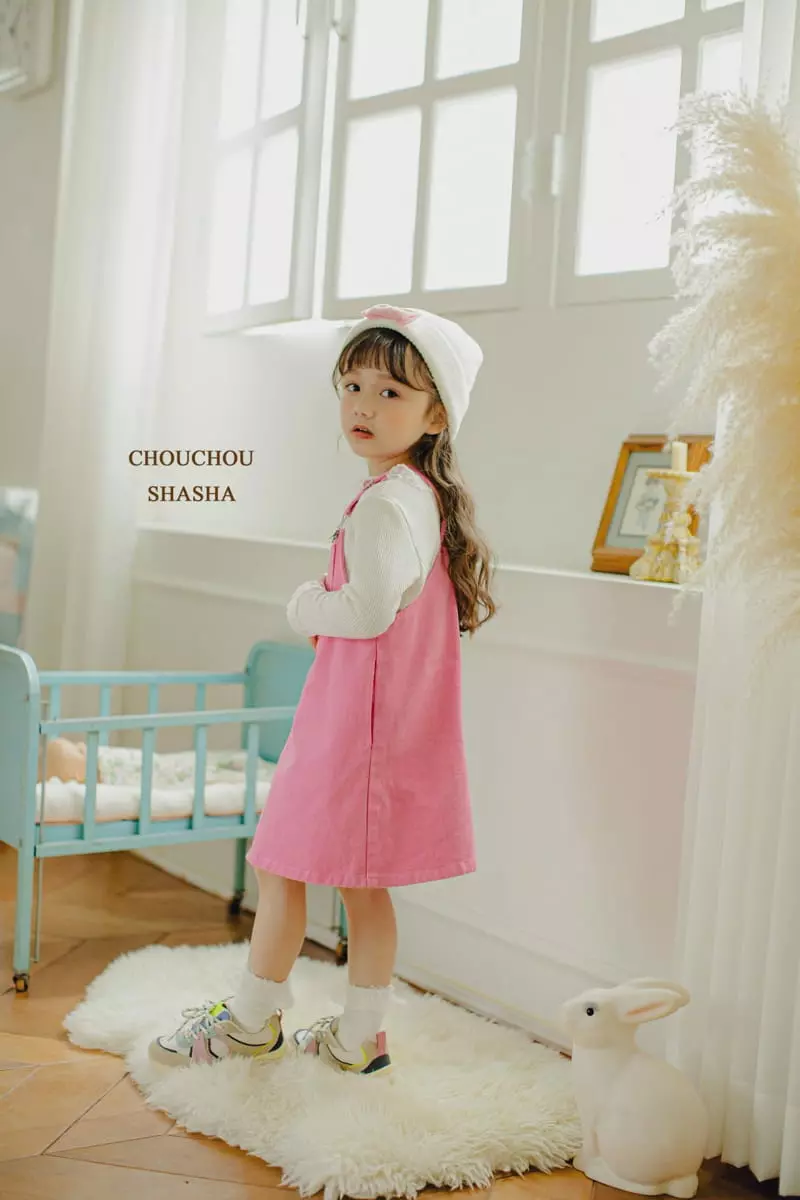 Chouchou Shasha - Korean Children Fashion - #prettylittlegirls - Morning Overalls One-piece - 7