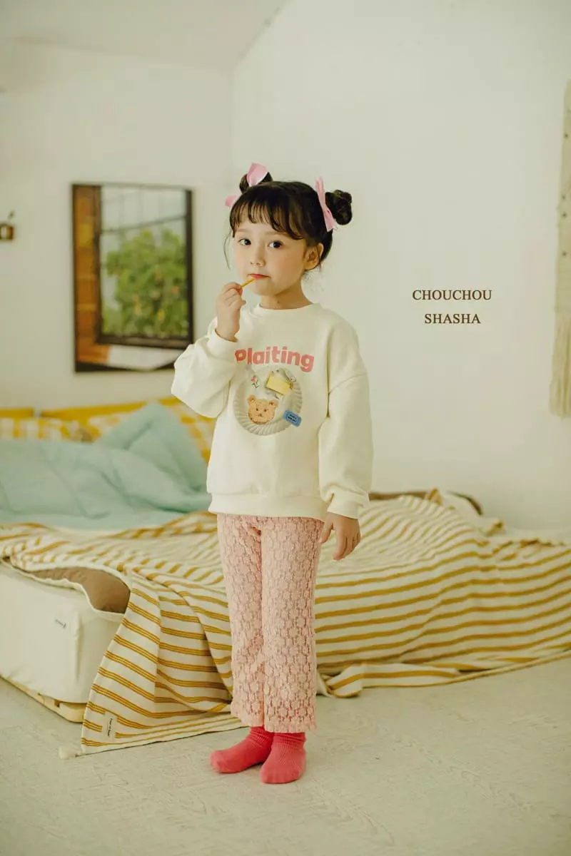 Chouchou Shasha - Korean Children Fashion - #prettylittlegirls - Lace Pants with Mom - 11