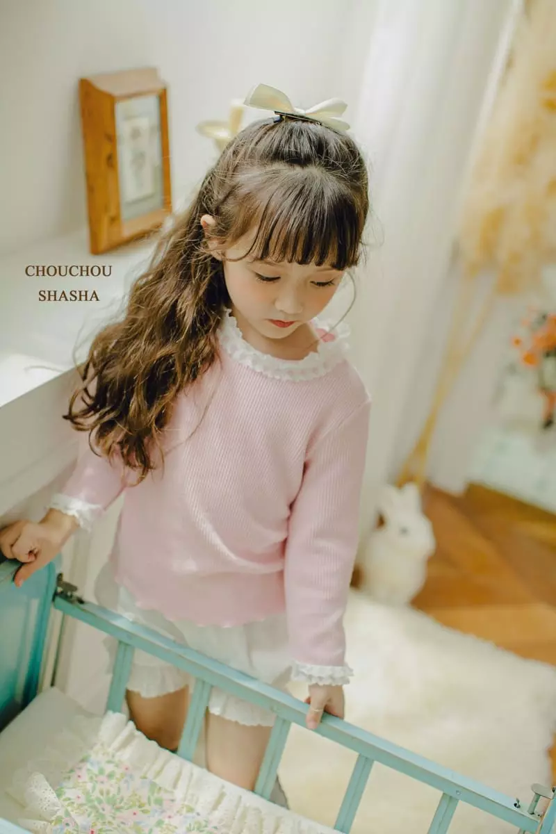 Chouchou Shasha - Korean Children Fashion - #todddlerfashion - Pure Rib Tee - 7