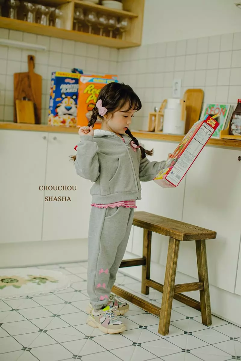 Chouchou Shasha - Korean Children Fashion - #todddlerfashion - Ribbon Pants