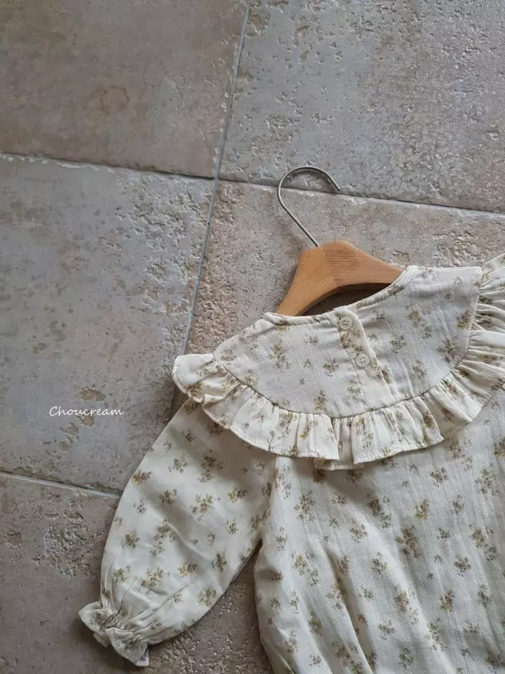 Choucream - Korean Baby Fashion - #babyboutiqueclothing - Lucy Flower Frill Bodysuitr - 8