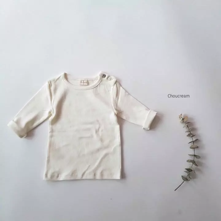 Choucream - Korean Baby Fashion - #babyboutiqueclothing - Bebe Basic Tee
