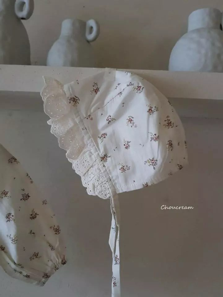 Choucream - Korean Baby Fashion - #babyclothing - Mable Bonnet Bodysuit - 7