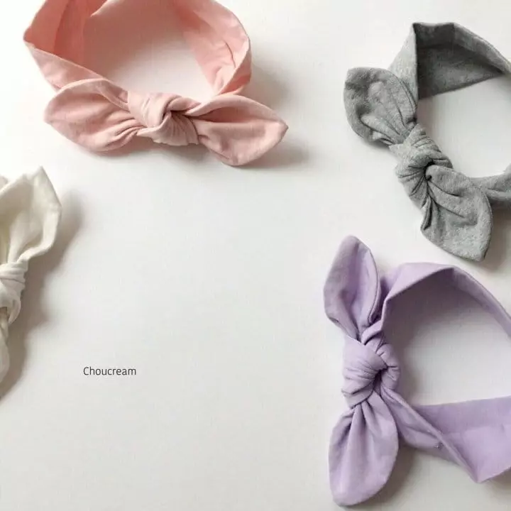 Choucream - Korean Baby Fashion - #babyboutiqueclothing - Muzi Ribbon Hairband - 4