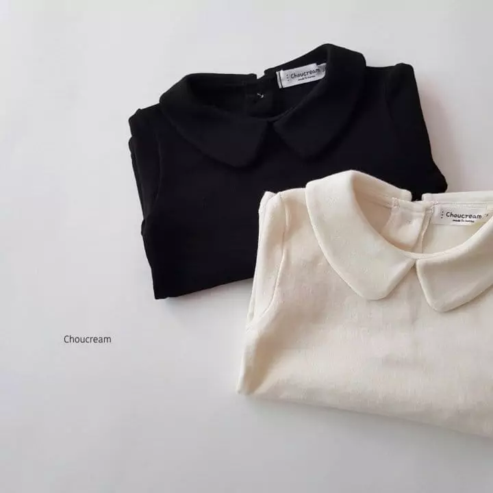 Choucream - Korean Baby Fashion - #babyclothing - Bebe Collar Tee