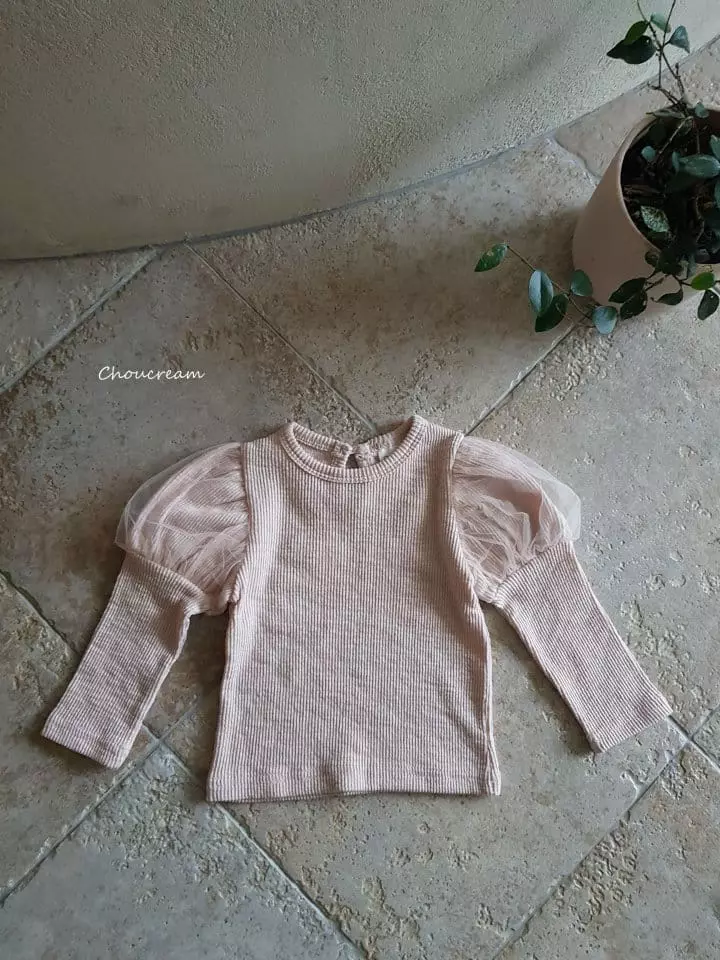 Choucream - Korean Baby Fashion - #babyclothing - Patch Sleevels Tee - 11