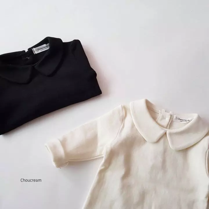 Choucream - Korean Baby Fashion - #babyfashion - Bebe Collar Tee - 2