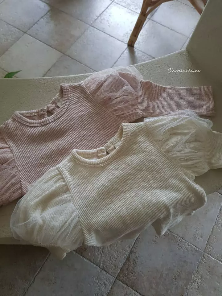 Choucream - Korean Baby Fashion - #babyfashion - Patch Sleevels Tee - 12